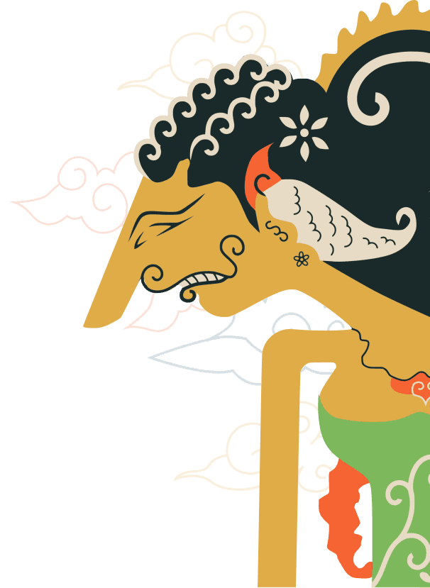 signup illustration wayang